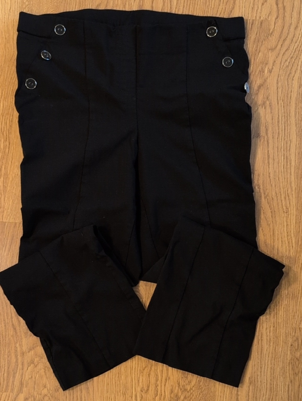 Rafaella Black Comfort Capri Pants